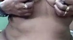 Aunty showing her nude body on live