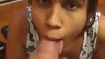 Indian girl Blowjob bf dick like a pro