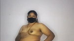 Telugu aunty Nandini showing her nude body on live