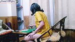 Lick Fingers Sexy In Beautiful Yellow Dress