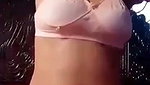 Hot girl undress on the bed and showing her pussy