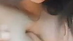 Beautiful Horny Girl Playing With Her Tight Boobies