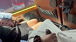 Hot girl showing fingering Blowjob in moving bus