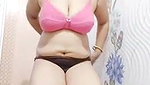 Aunty showing on bathroom boobs pussy