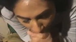 Indian Nri Brown Bhabhi Sucking Dick and Taking Facial Load