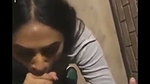 Indian Nri Brown Bhabhi Sucking Dick and Taking Facial Load