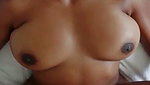 Dusky Big Booby Babe Intense Blowjob Missionary Sex