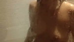 Desi Cute Bhabhi in Shower Sucking Cock