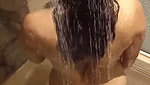 Desi Cute Bhabhi in Shower Sucking Cock