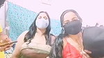 foursome guys enjoying and showing live