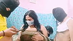 foursome guys enjoying and showing live