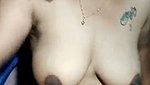 Aunty showing her sexy figure and rubing her pussy