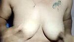 Aunty showing her sexy figure and rubing her pussy