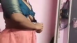 Sexy aunty wearing cloth