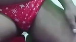 Sexy girl undress showing her ass in videocall