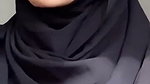Muslim girl boobs press by herself