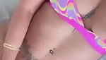 Meetii Kalher Mastrubating with Vibrator on Bed