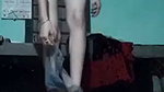 hot slim girl showing her sexy nude body