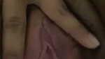 Sexy girl show her pink pussy