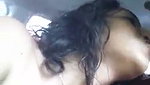 Hot girl Blowjob his bf dick in the car
