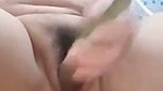 sexy aunty masturbation with brinjal