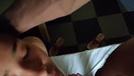 cute girl sucking dick cum on her face