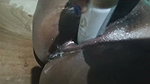 Aunty applying oil in her pussy for dilo