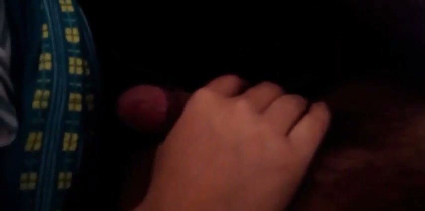 assam girl giving Handjob boobs pressing