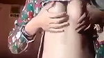 Village girl showing her sexy boobs