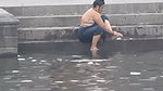 Kriti aunty outdoor bathing