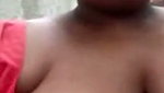 Mature aunty showing her huge boobs in video call