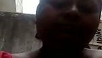Mature aunty showing her huge boobs in video call