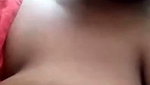 Mature aunty showing her huge boobs in video call