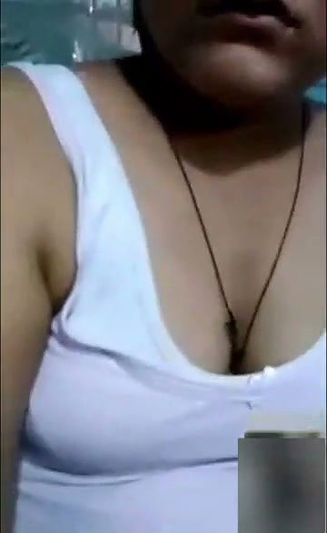 Girl showing her sexy boobs in video call
