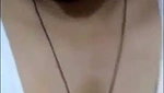 Girl showing her sexy boobs in video call