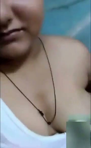 Girl showing her sexy boobs in video call