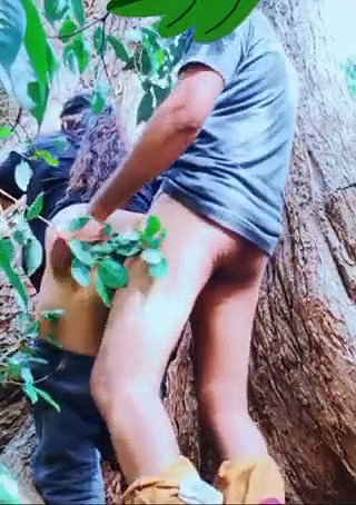 Hot couple outdoor fucking Blowjob