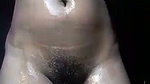 Village girl undress show her nude body applying oil