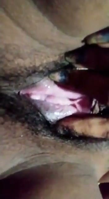 Horny Boudi Showing Spread Hairy Pussy