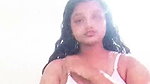 Sexy girl showing her huge boobs