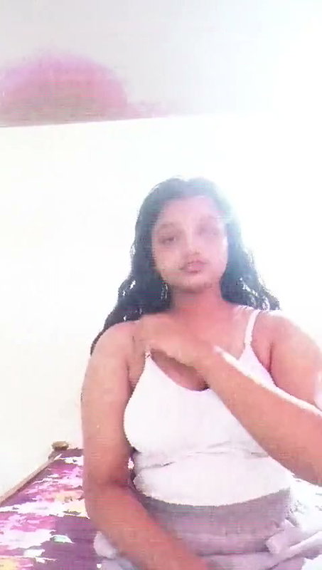 Sexy girl showing her huge boobs
