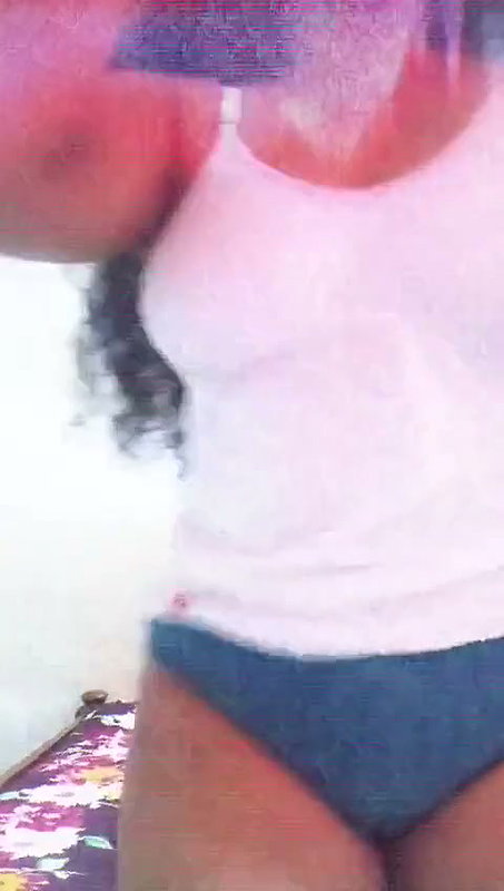 Sexy girl showing her huge boobs