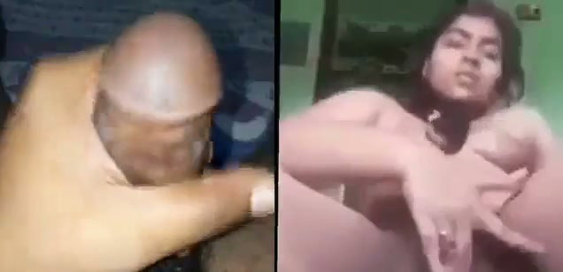 Hot gf Masturbating bf jerking