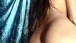 Indian  girl dildoing pussy