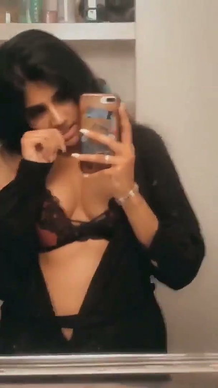 Sexy girl showing her nipple