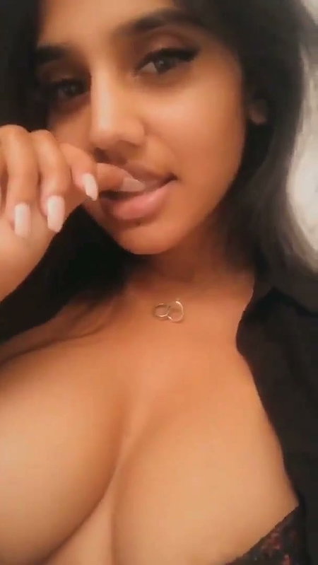Sexy girl showing her nipple
