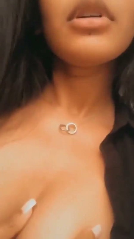 Sexy girl showing her nipple