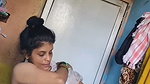Aunty taking bath