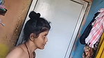Aunty taking bath