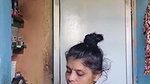 Aunty taking bath